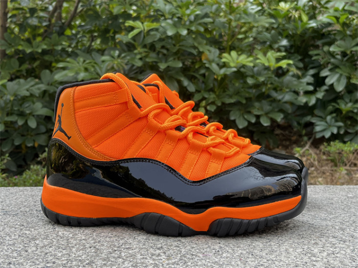 Authentic Air jordan 11 Black Orange CT8012-800