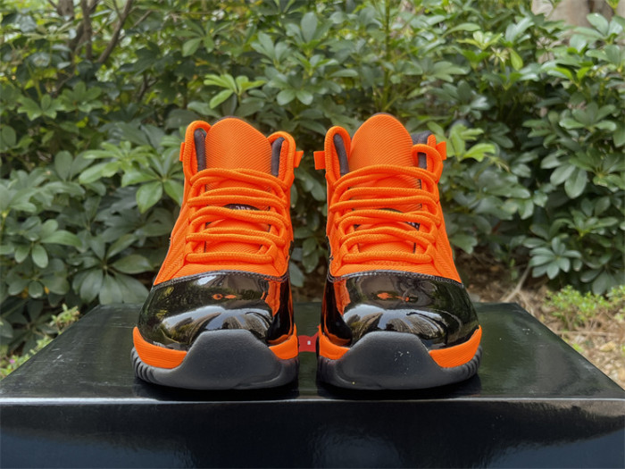 Authentic Air jordan 11 Black Orange CT8012-800