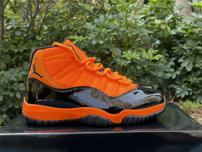 Authentic Air jordan 11 Black Orange CT8012-800