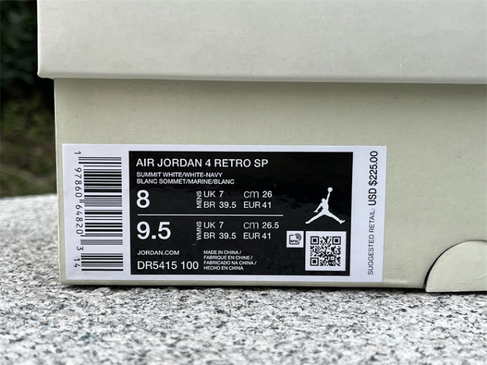 Authentic Nike SB x Air Jordan 4 “Navy”