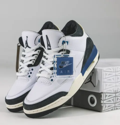 Authentic A Ma Maniére x Jordan 3 “Diffused Blue”