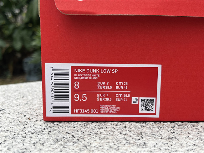 Authentic Nike Dunk Low Retro PRM  Off Noir