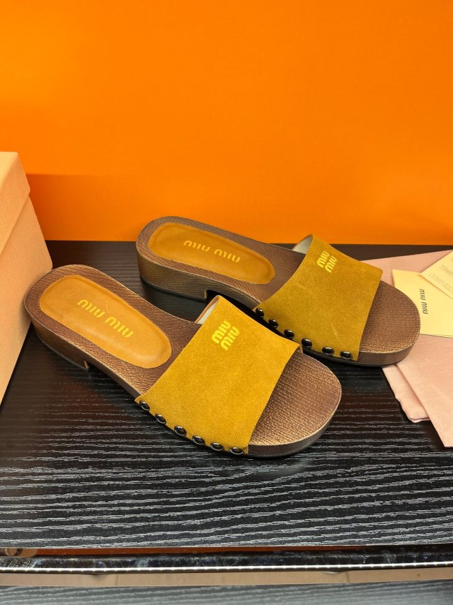 Miu Miu women slippers 1：1 quality-072