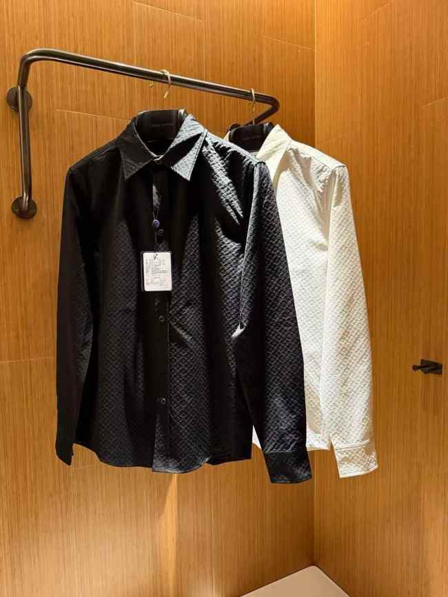 LV Shirt High End Quality-1207