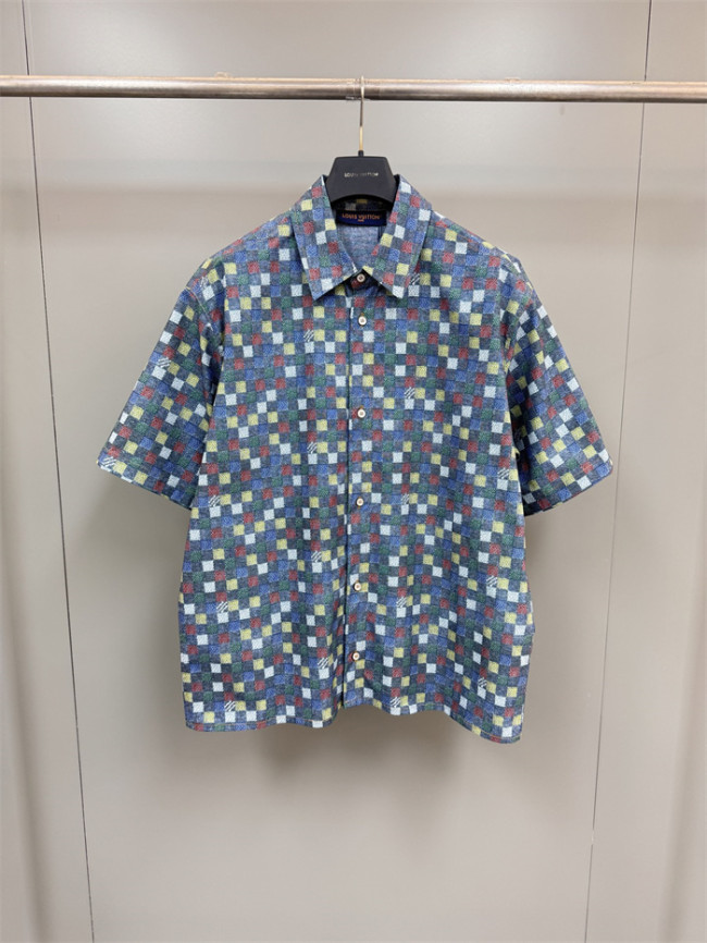 LV Shirt High End Quality-1205