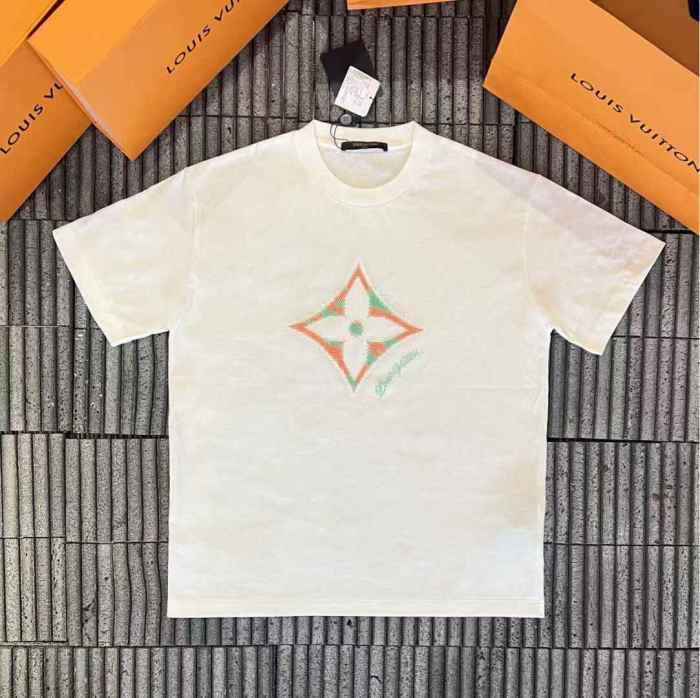 LV Shirt High End Quality-1195