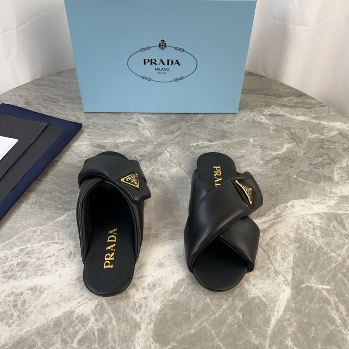 Prada women slippers 1：1 quality-162