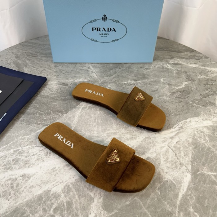 Prada women slippers 1：1 quality-163