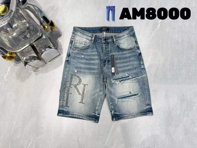 Amiri men short jeans 1：1 quality-021