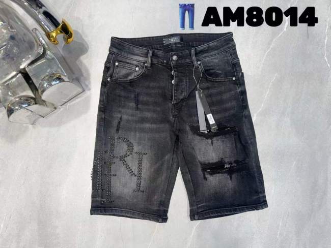 Amiri men short jeans 1：1 quality-022