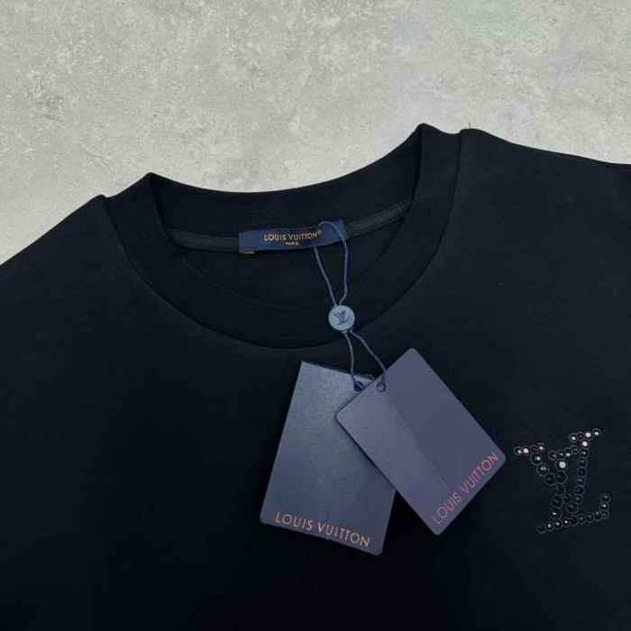 LV Shirt High End Quality-1217