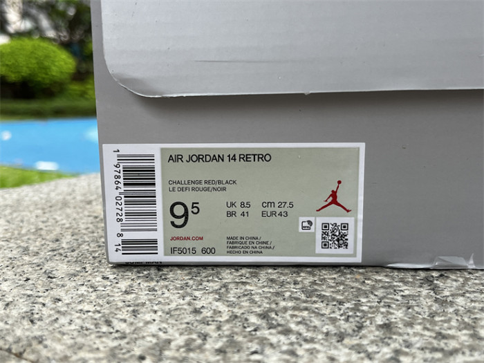 Authentic  Air Jordan 14 “Ferrari”   2025