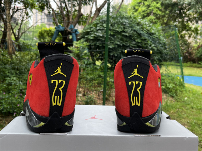 Authentic  Air Jordan 14 “Ferrari”   2025