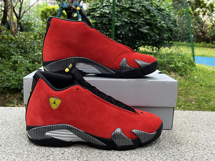 Authentic  Air Jordan 14 “Ferrari”   2025