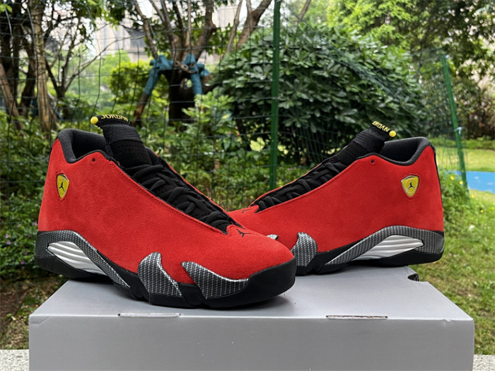 Authentic  Air Jordan 14 “Ferrari”   2025