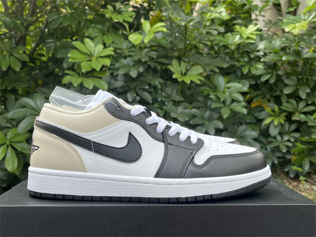 Authentic Air Jordan 1 Low “Black Toe Rattan”