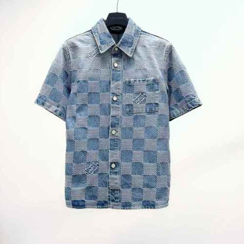 LV Shirt High End Quality-1246