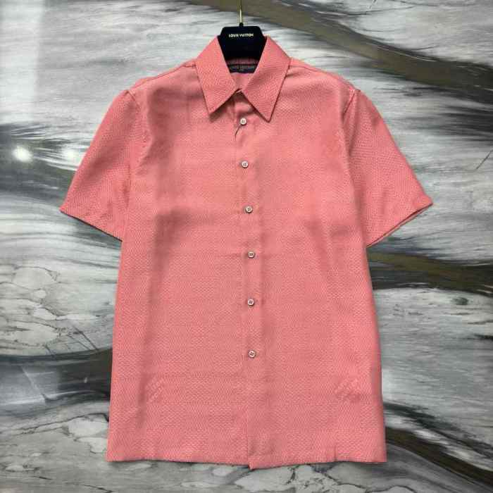 LV Shirt High End Quality-1240