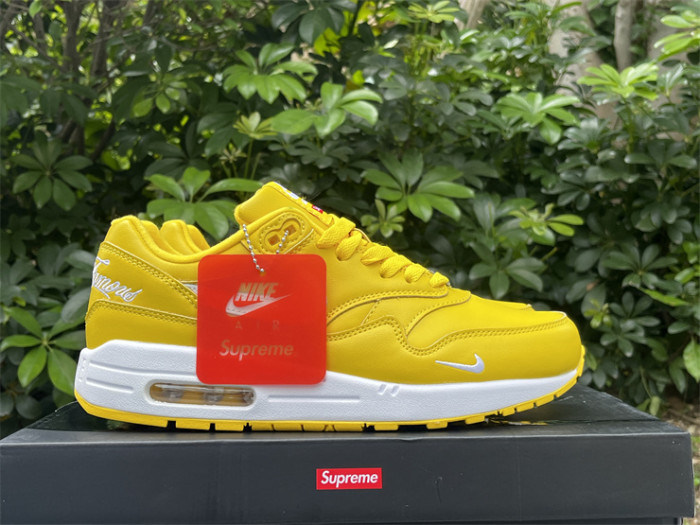 Authentic Supreme x Nike Air Max1'87  Yellow