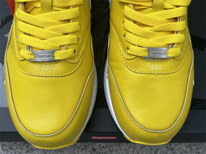 Authentic Supreme x Nike Air Max1'87  Yellow