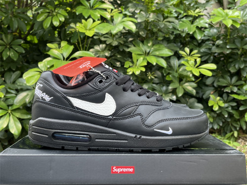 Authentic Supreme x Nike Air Max1'87  Black