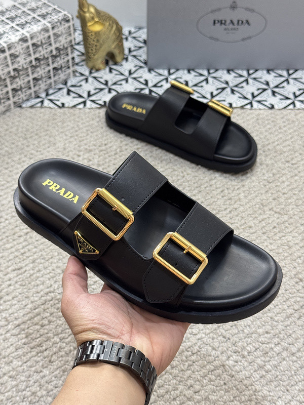 Prada men slippers 1:1 quality-058