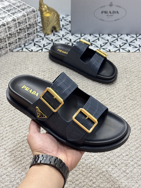 Prada men slippers 1：1 quality-053