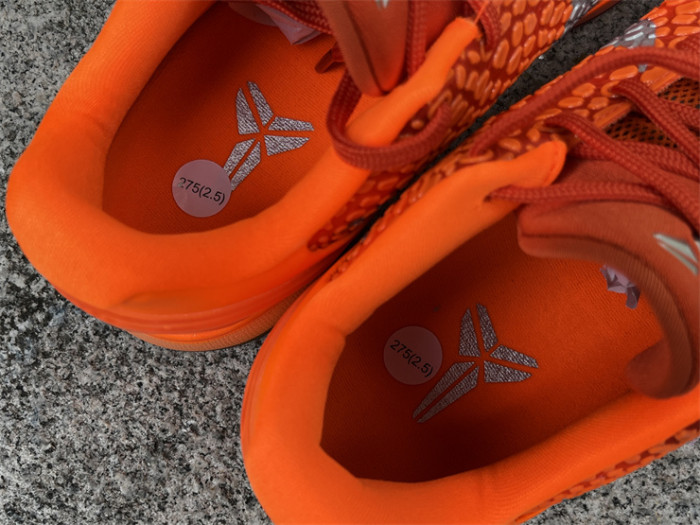 Authentic Nike Kobe 6 Protro Total Orange