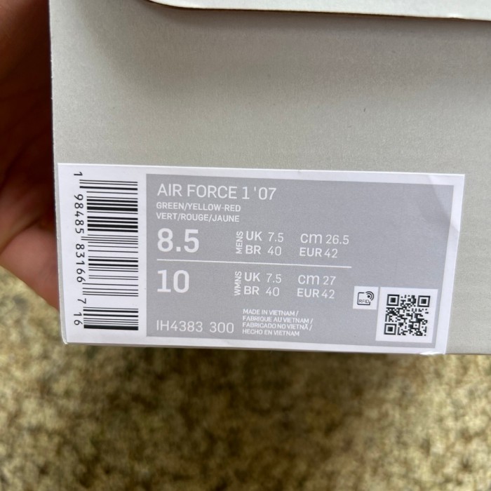 Authentic Lil Yachty Nike Air Force 1 “Lucky Green”
