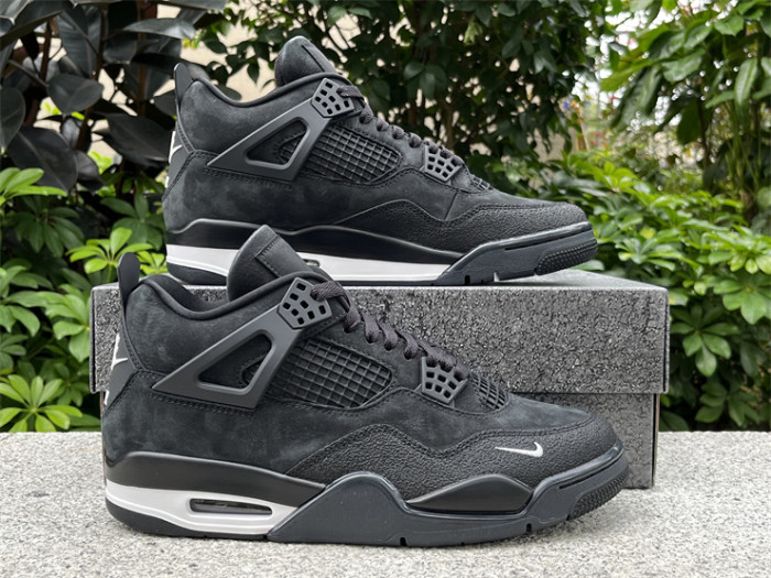 Authentic Air Jordan 4 Nigel Brick by Brick Black