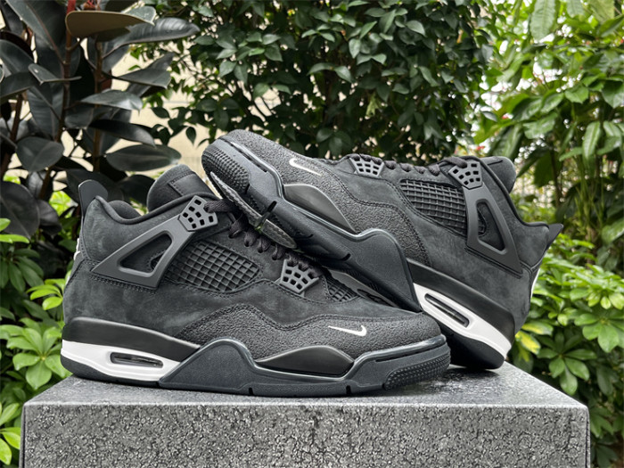 Authentic Air Jordan 4 Nigel Brick by Brick Black