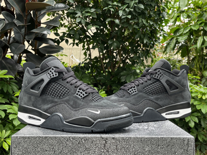 Authentic Air Jordan 4 Nigel Brick by Brick Black
