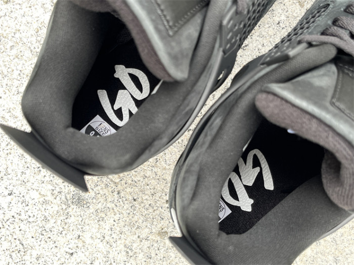 Authentic Air Jordan 4 Nigel Brick by Brick Black