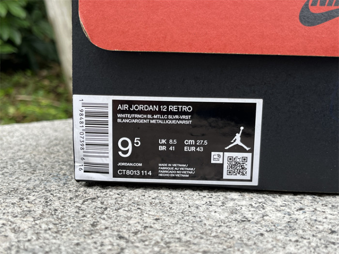 Authentic  Air Jordan 12 “French Blue”  2025