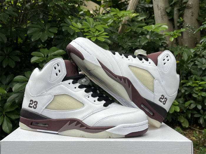 Authentic A Ma Maniere x Air Jordan 5 “Violet Ore”