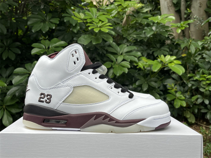 Authentic A Ma Maniere x Air Jordan 5 “Violet Ore”