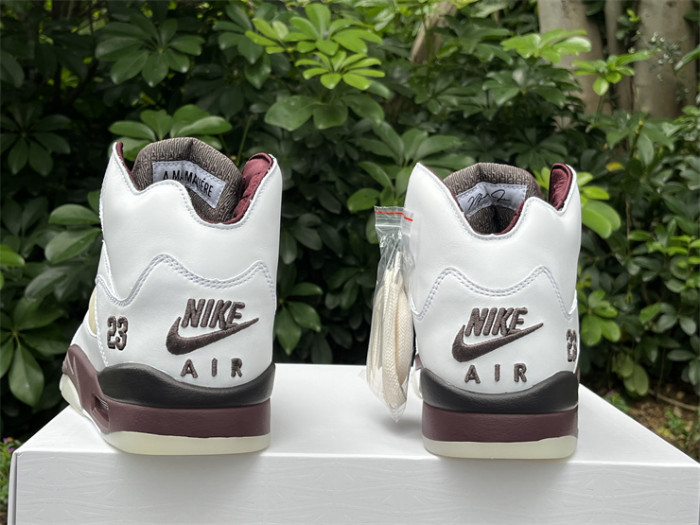 Authentic A Ma Maniere x Air Jordan 5 “Violet Ore”