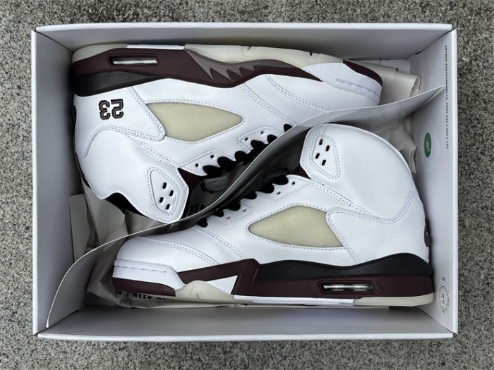 Authentic A Ma Maniere x Air Jordan 5 “Violet Ore”