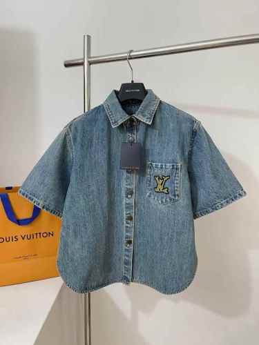 LV Shirt High End Quality-1256