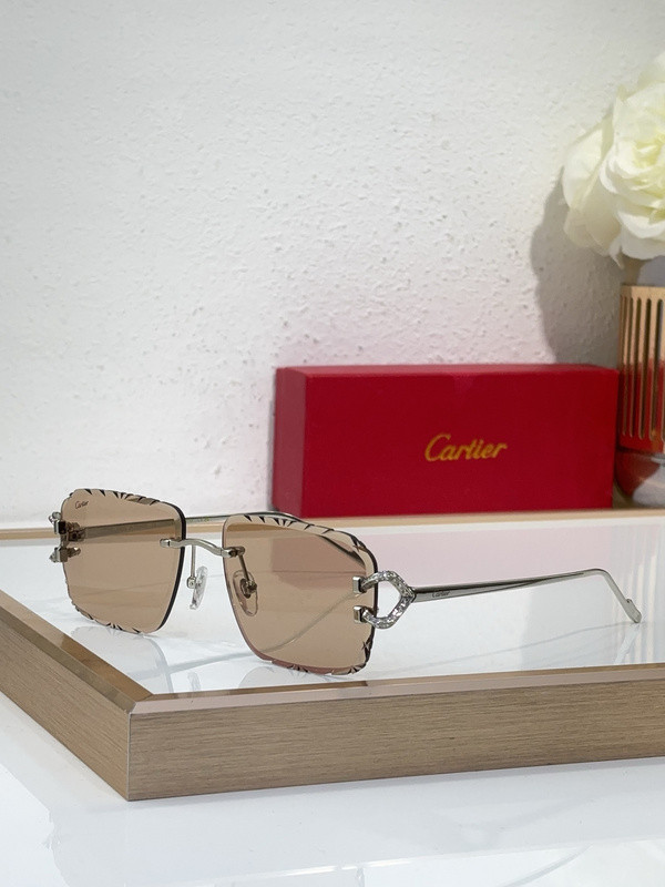 Cartier Sunglasses AAAA-8707