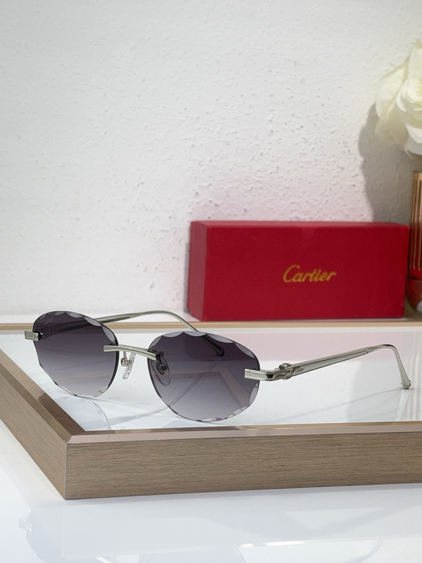 Cartier Sunglasses AAAA-8761