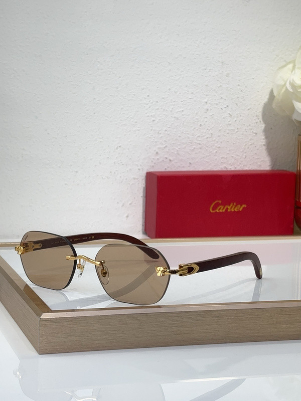 Cartier Sunglasses AAAA-8771