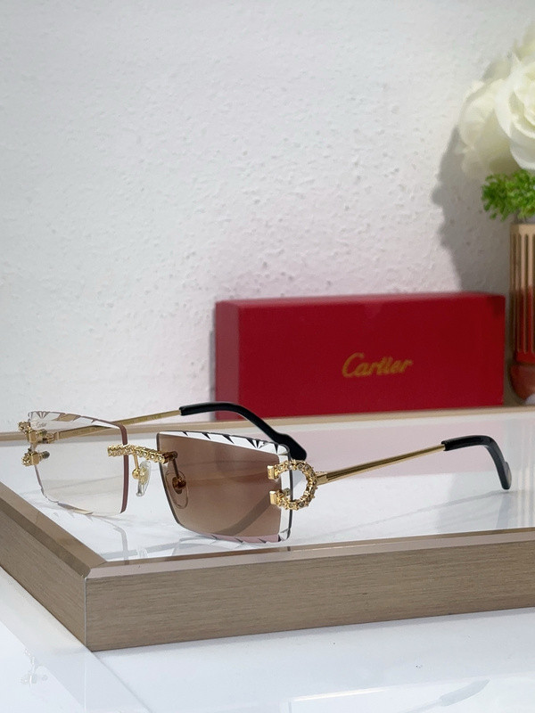 Cartier Sunglasses AAAA-8745