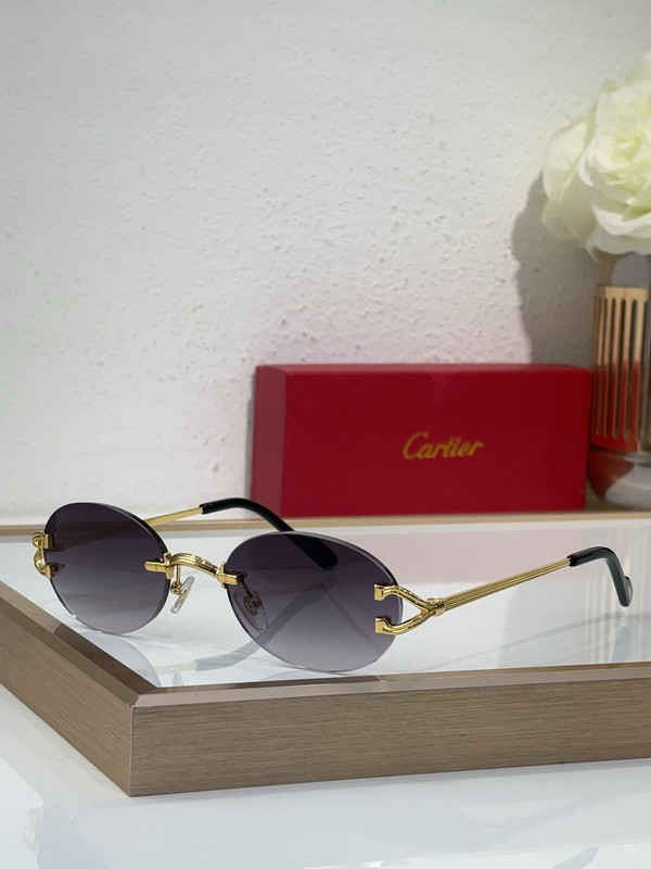 Cartier Sunglasses AAAA-8677