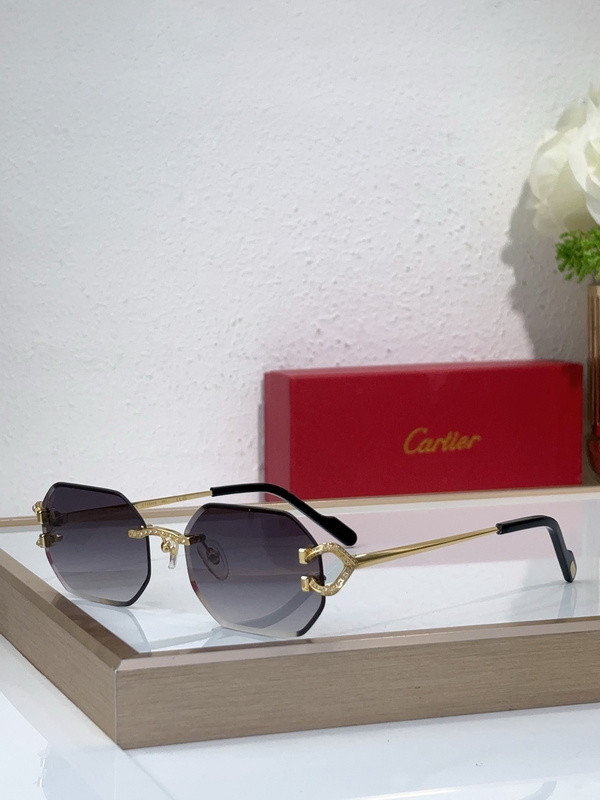 Cartier Sunglasses AAAA-8742