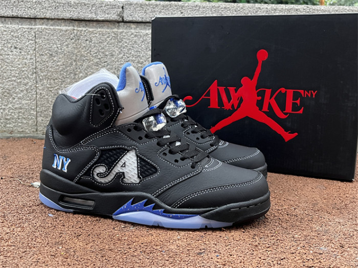 Authentic Awake NY x Air Jordan 5 “Racer Blue”