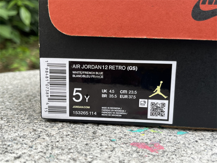 Authentic  Air Jordan 12 Retro“French Blue”2025