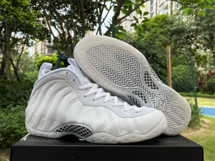 Authentic Nike Air Foamposite One “Triple White”