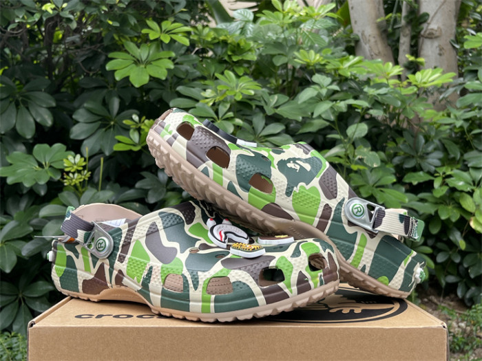 Bape  x C Classic clog Sandals-003