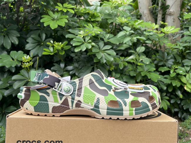 Bape  x C Classic clog Sandals-003